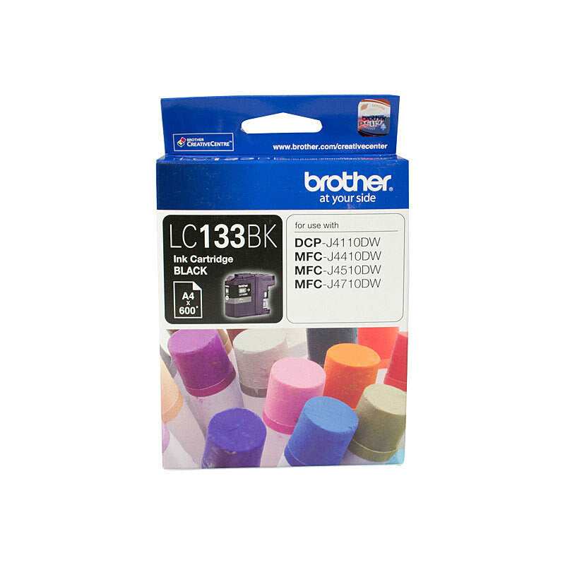 Buy Brother LC133 Black Ink Cartridge – genuine black ink for Brother DCP and MFC printers. Produces sharp, smudge-free prints with professional results.