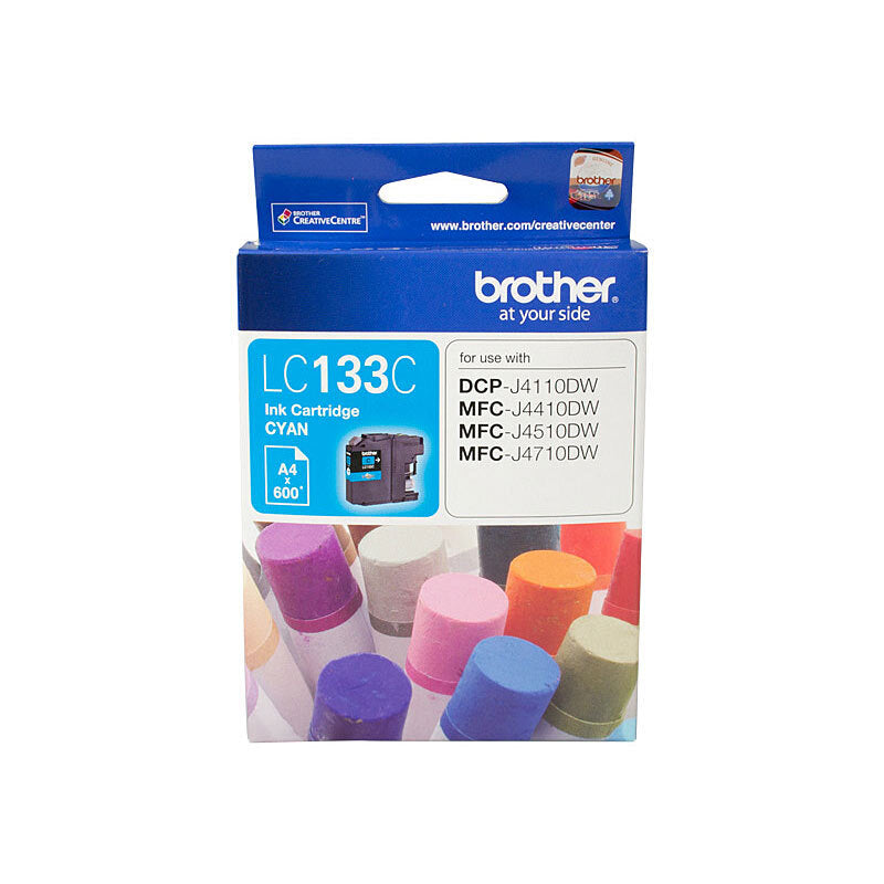 Buy Brother LC133 Cyan Ink Cartridge – genuine cyan ink for Brother printers. Enjoy vibrant, fade-resistant prints and smooth performance every time.