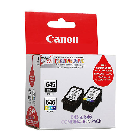 The Canon PG-645 CL-646 Twin Pack offers the perfect balance of quality, value, and convenience