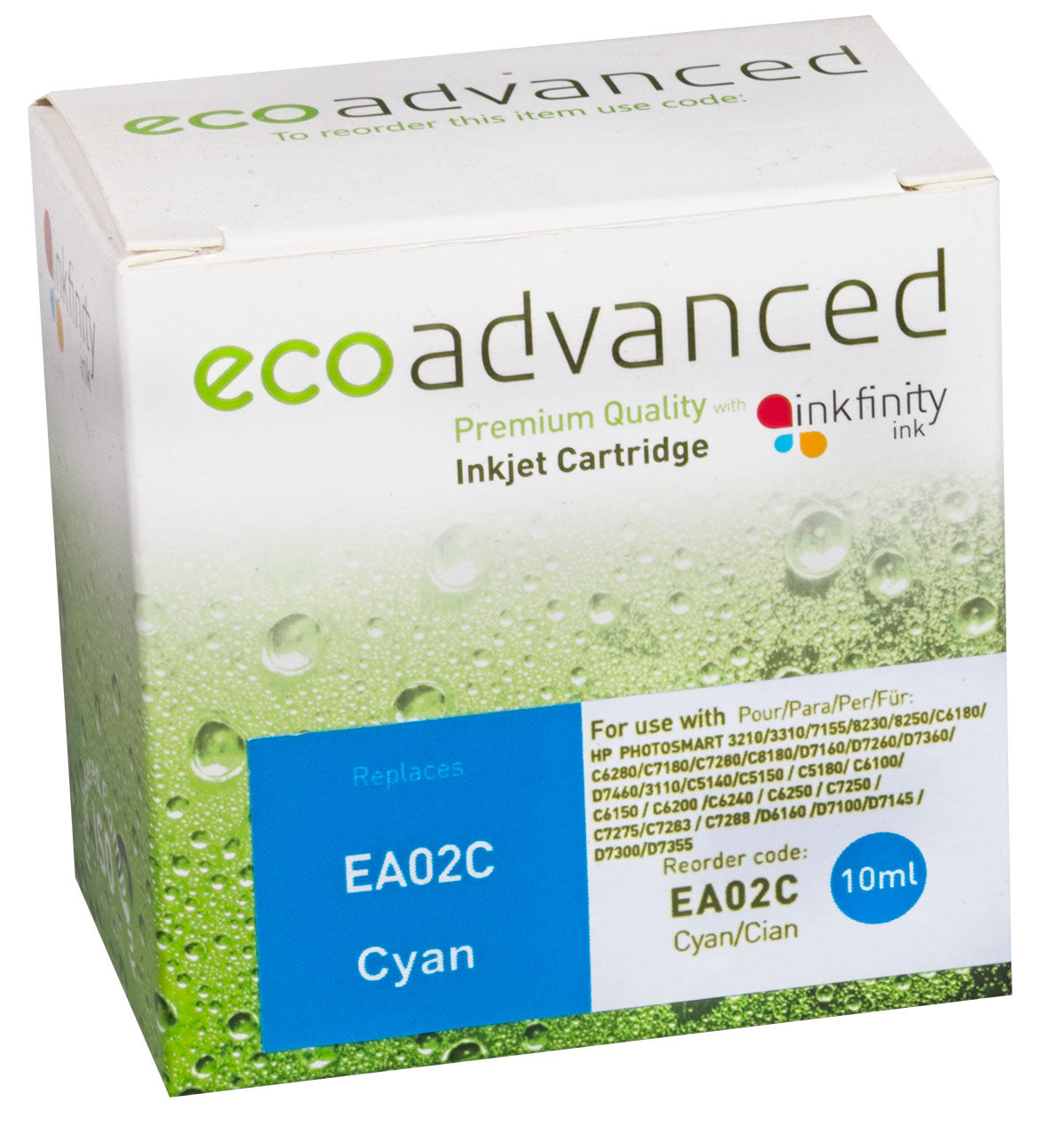 Compatible HP #02 Cyan Ink Cartridge