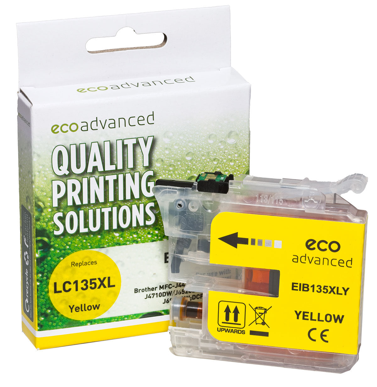 Compatible Brother LC135XL Yellow Ink Cartridge