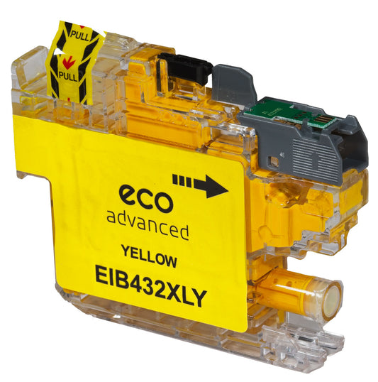 Compatible Brother LC432XL Yellow Ink Cart