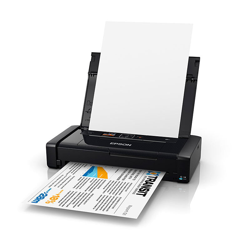Epson WorkForce WF-100 – ultra-portable, battery-powered wireless printer with high-res output and mobile app support. Perfect for on-the-go professionals.