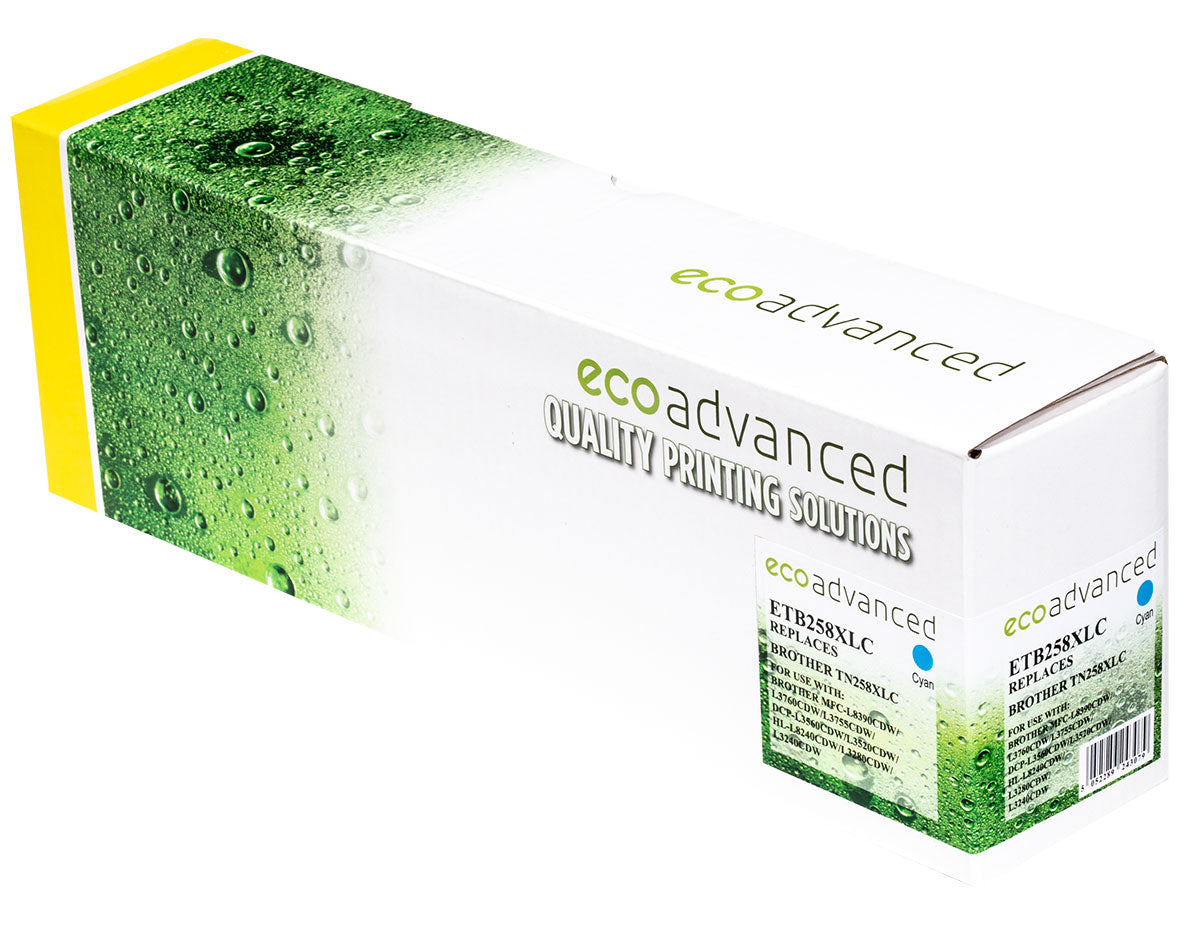 Compatible Brother TN258XL Cyan Toner Cartridge