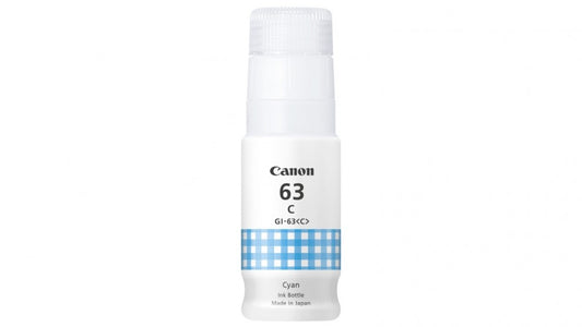Canon GI63 Cyan Ink Bottle