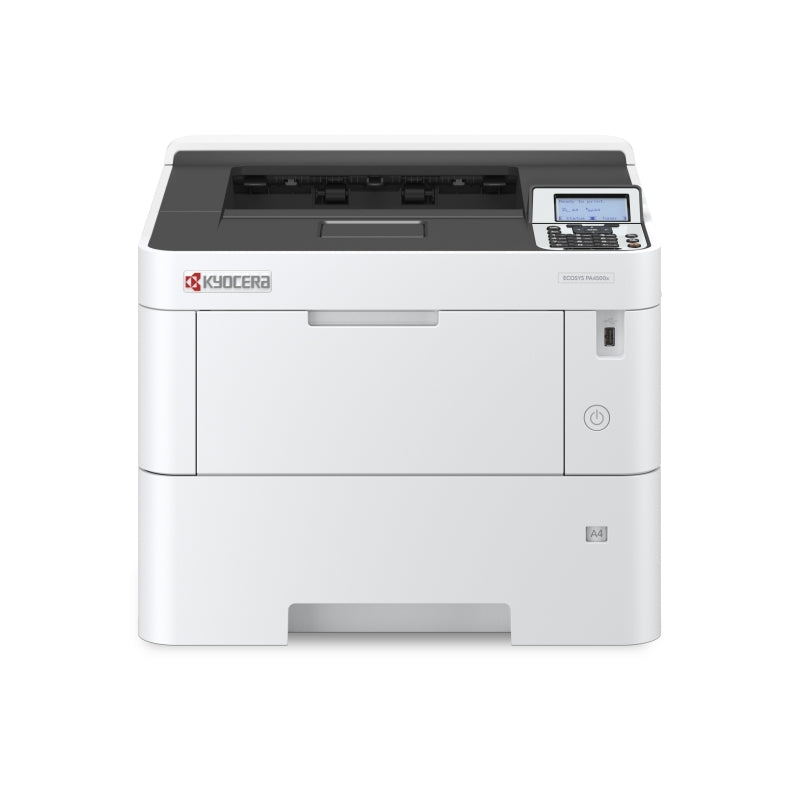 Discover the Kyocera ECOSYS PA4500X — a reliable mono laser printer with efficient design and professional output. High performance, low maintenance.