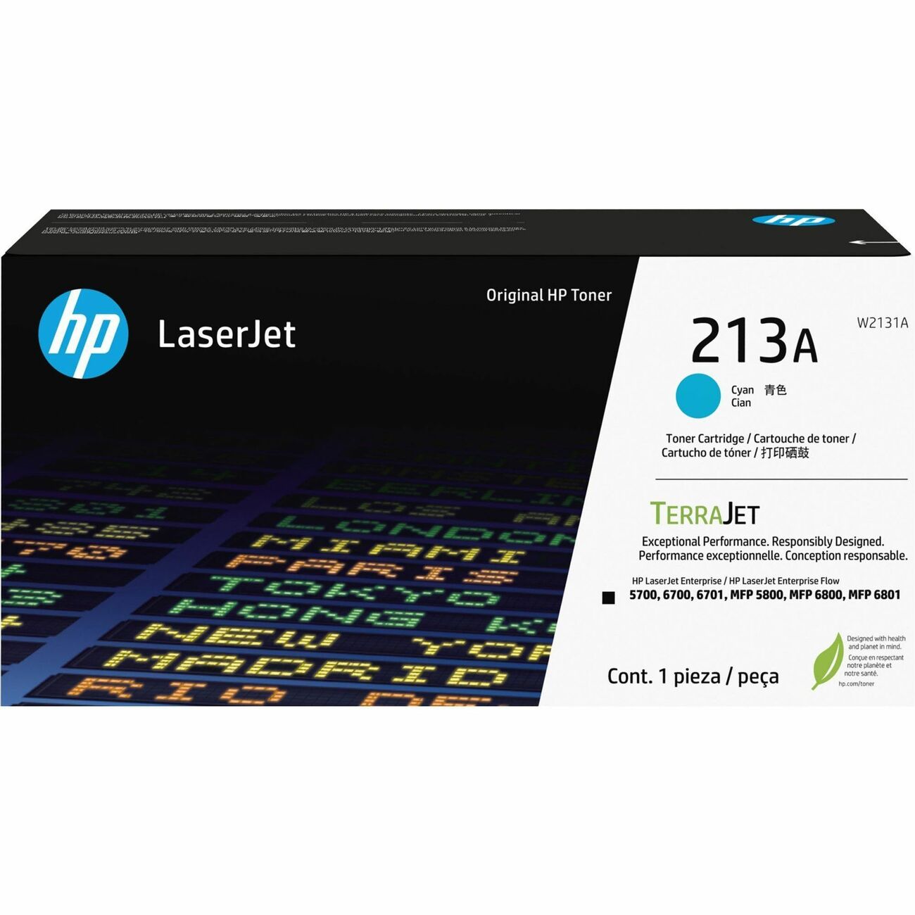 HP #213A Cyan Toner W2131A