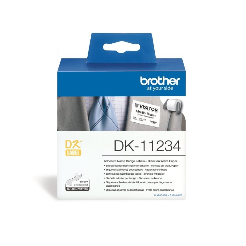 Brother DK11234 NameBadge Labe - Cartridge West