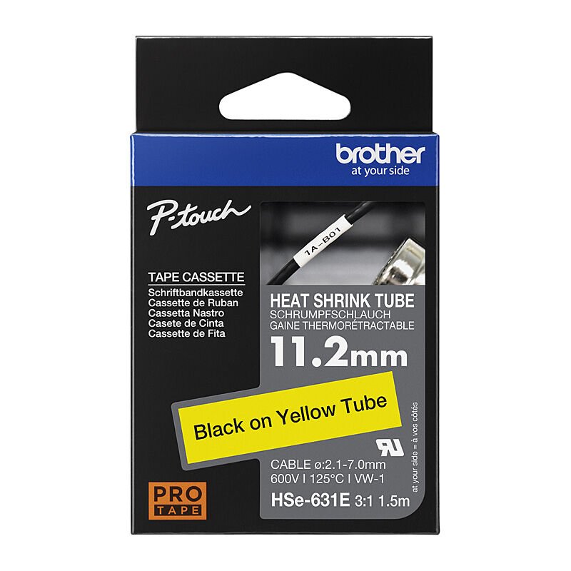 Brother HSe631E Labelling Tape - Cartridge West