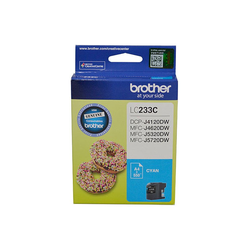 Brother LC233 Cyan Ink Cart - Cartridge West