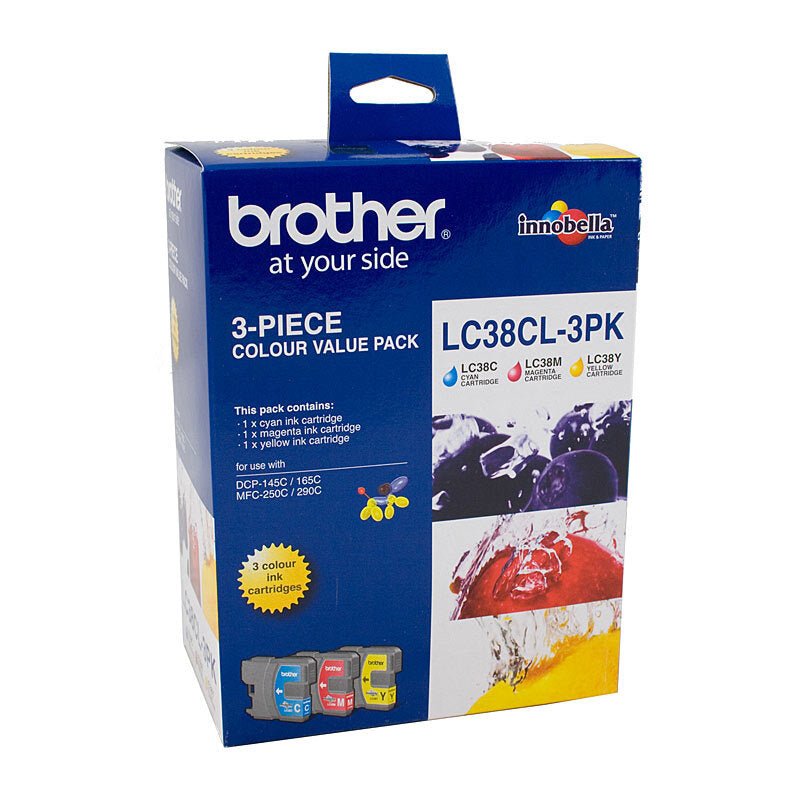 Brother LC38 CMY Colour Pack - Cartridge West
