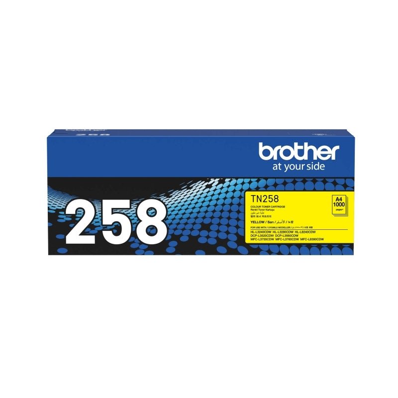 Brother TN - 258 Yellow Toner Cartridge - High Yield Laser Toner - Cartridge West