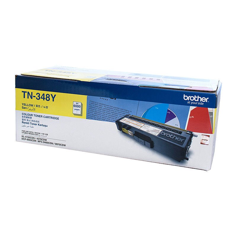 Brother TN - 348 Yellow Toner Cartridge - High Yield Laser Toner - Cartridge West