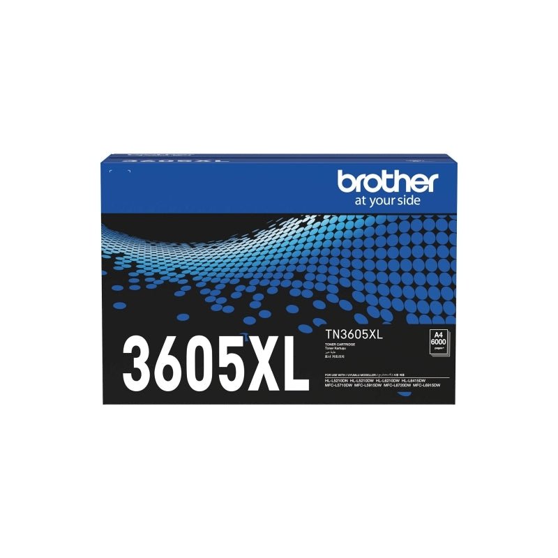 Brother TN - 3605XL Black Toner Cartridge - Extra High Yield Laser Toner - Cartridge West