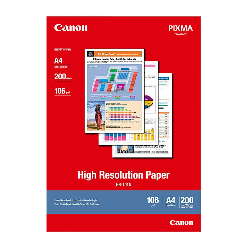 Canon A4 Paper HR - 101 200 Pkt - Cartridge West
