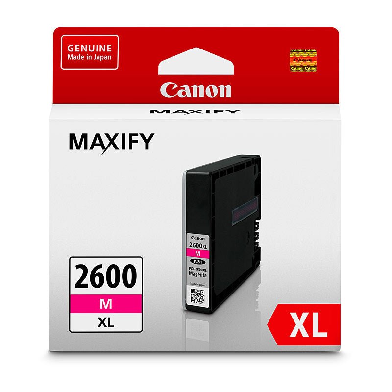 Canon PGI - 2600XL Magenta Ink Cartridge - High Yield MAXIFY Ink - Cartridge West