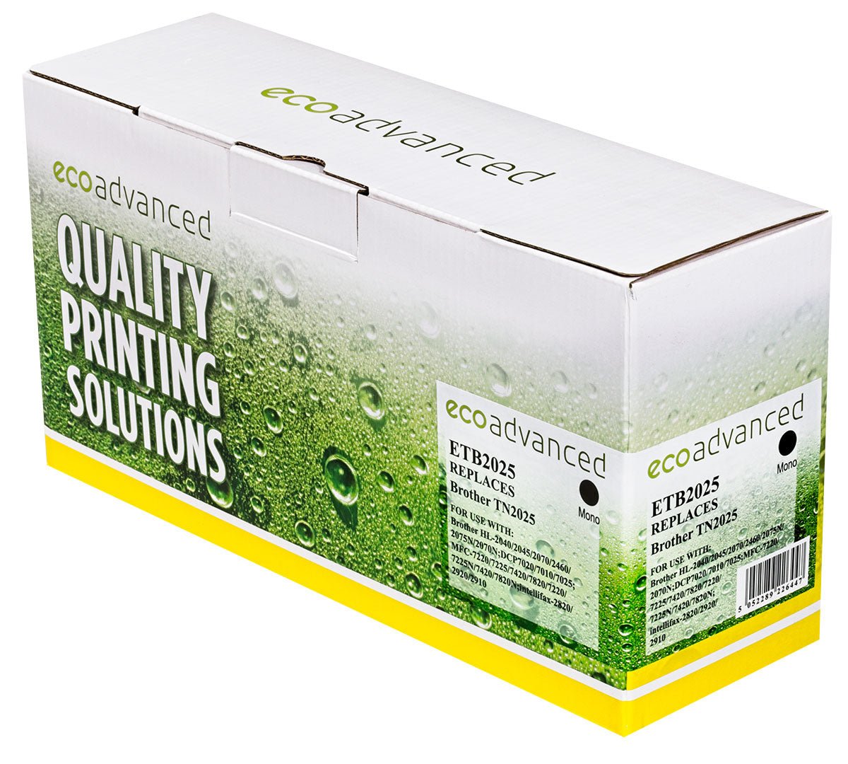 Compatible Brother TN - 2025 Black Toner Cartridge - Standard Yield Laser Toner - Cartridge West