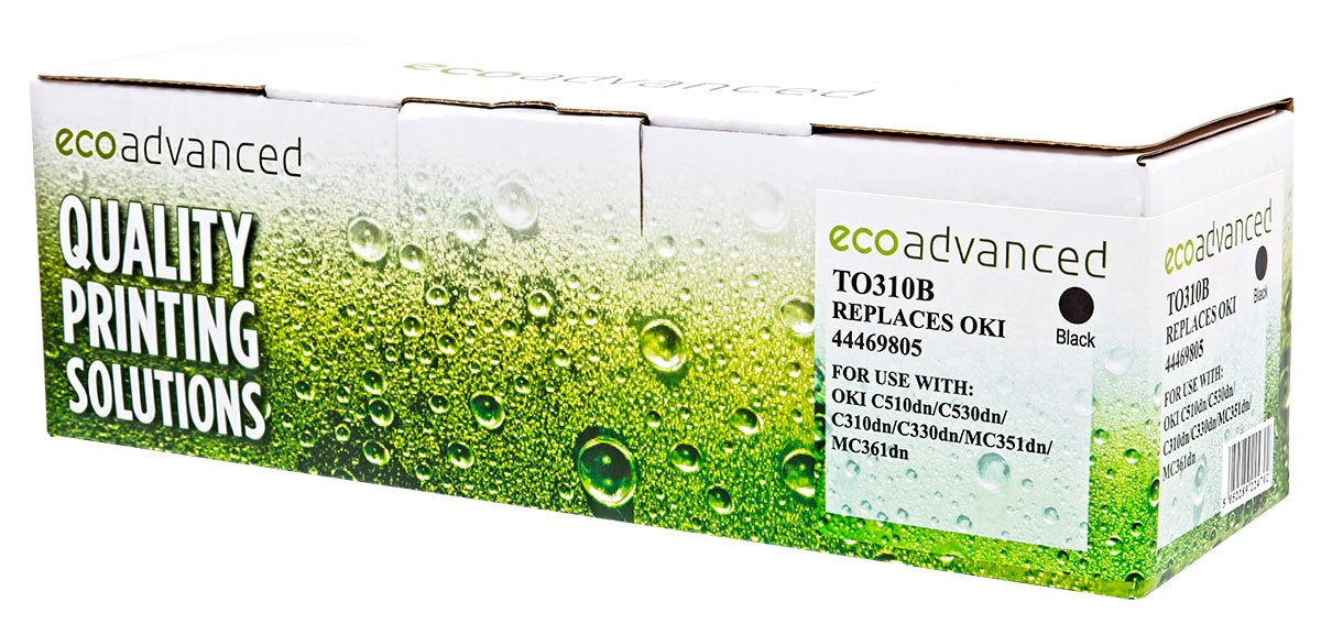 Compatible Oki C310DN Black Toner Cartridge - Standard Yield Color Laser Toner - Cartridge West