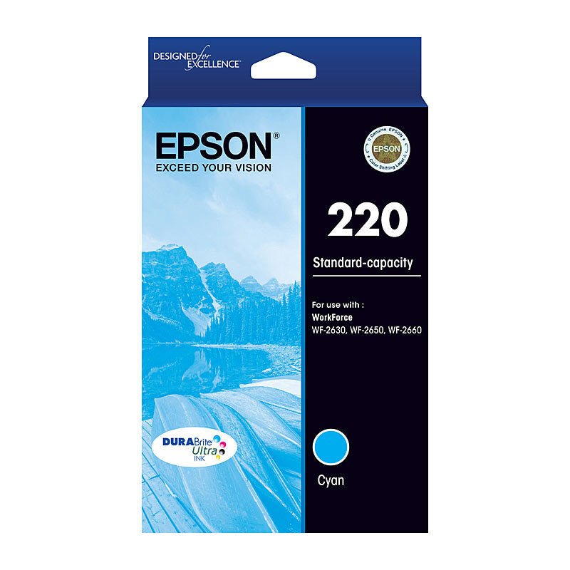 Epson 220 Cyan Ink Cart - Cartridge West
