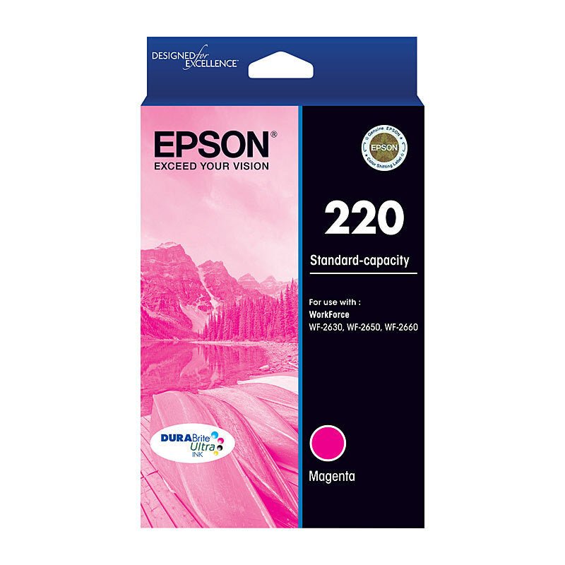 Epson 220 Magenta Ink Cart - Cartridge West