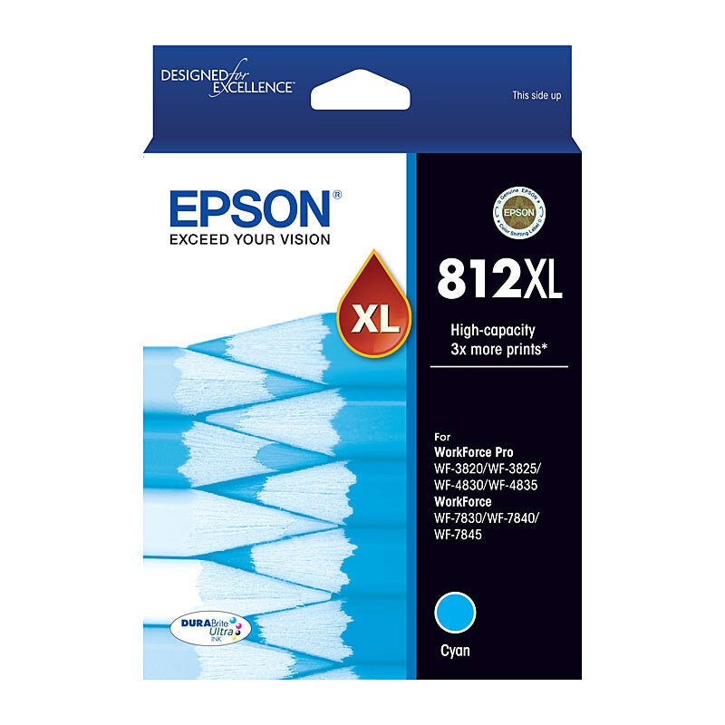 Epson 812XL Cyan Ink Cart - Cartridge West