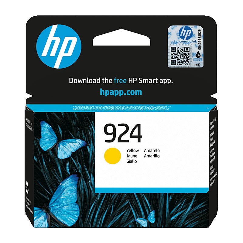 HP 924 Yellow Ink 4K0U5NA - Cartridge West
