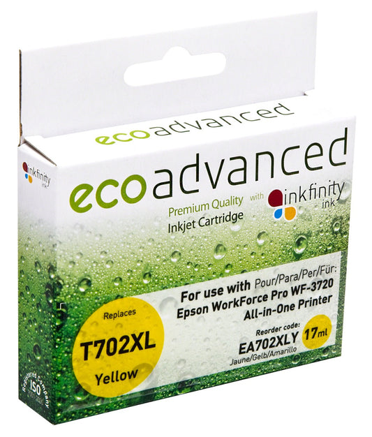 Compatible Epson 702XL Yellow Ink Cartridge