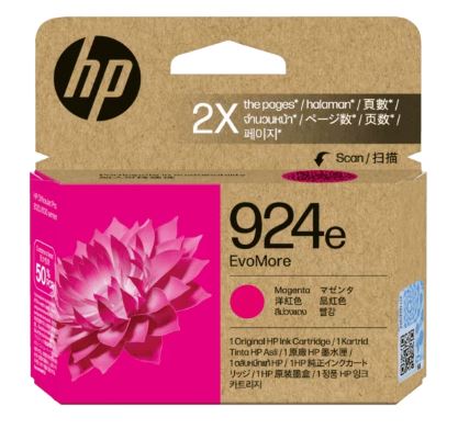 HP #924e Magenta Ink 4K0V8NA
