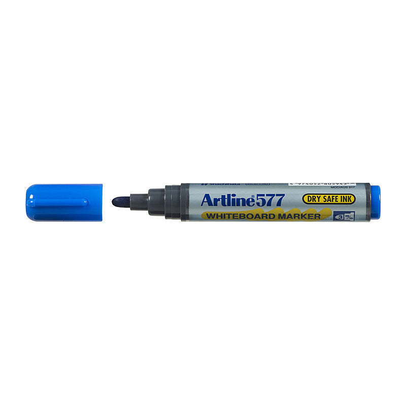 Artline 577 W/Bd Mrkr Blu Bx12