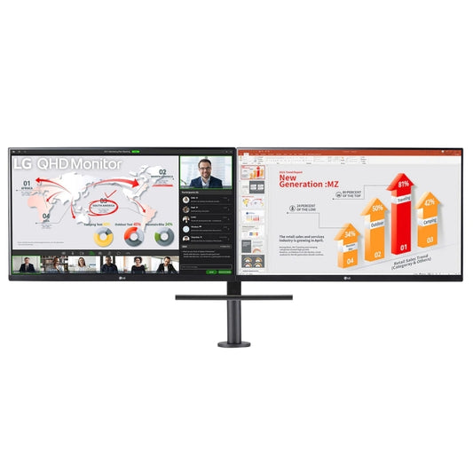 LG 27'' QHD Dual Monitor