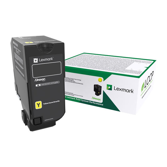 Lexmark 74C6HY0 HY Yellow Toner