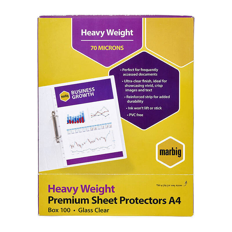 Mbg S/Protectors H/W A4 Pk100