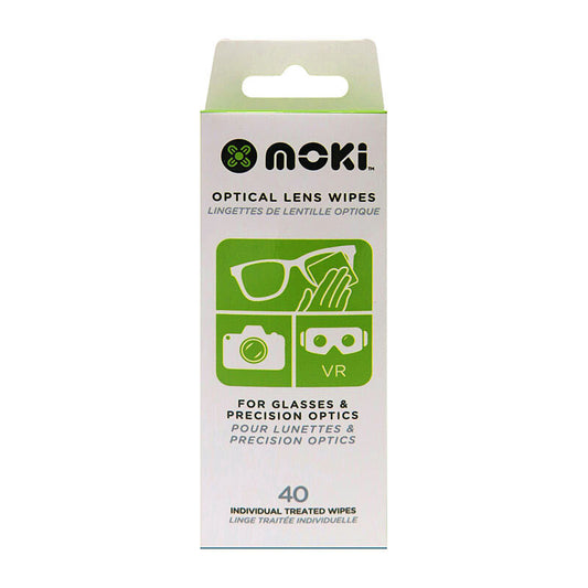 Moki Optical Lens Wipes 40 Pk