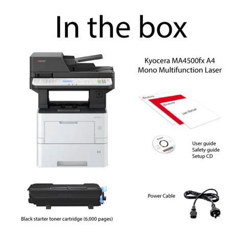 Kyocera MA4500fx Mono MFP