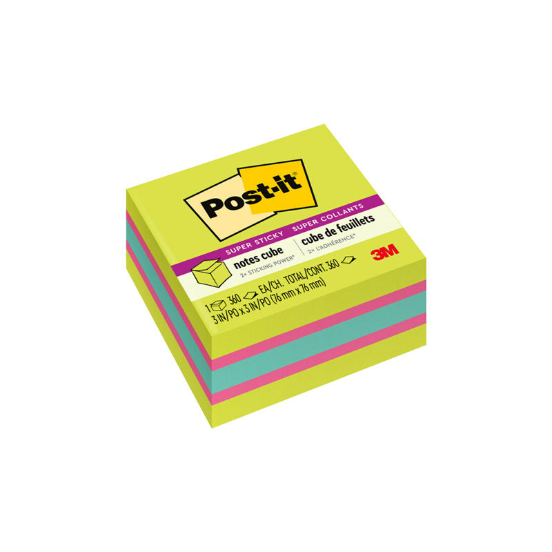 Post-It S/S Cube2027-SSGFA Pk5