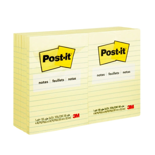 Post-It 660 Yellow 98X149 Pk12