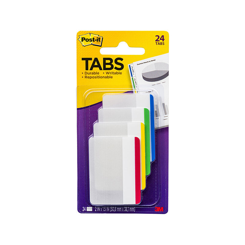 Post-It Tabs 686F-1 Pk24 Bx6