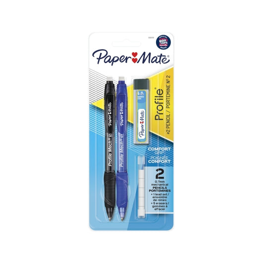 PM Profile Pnc Blk/Blu Pk2 Bx6