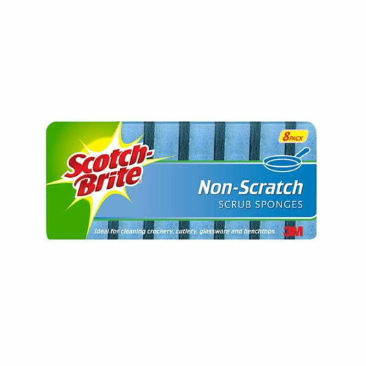 SB Scrub Sponge NoScratch Pk8