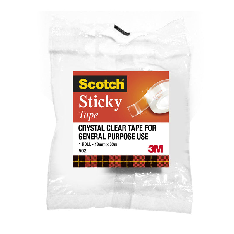 Scotch St Tpe 502 18mmX33M Bx8