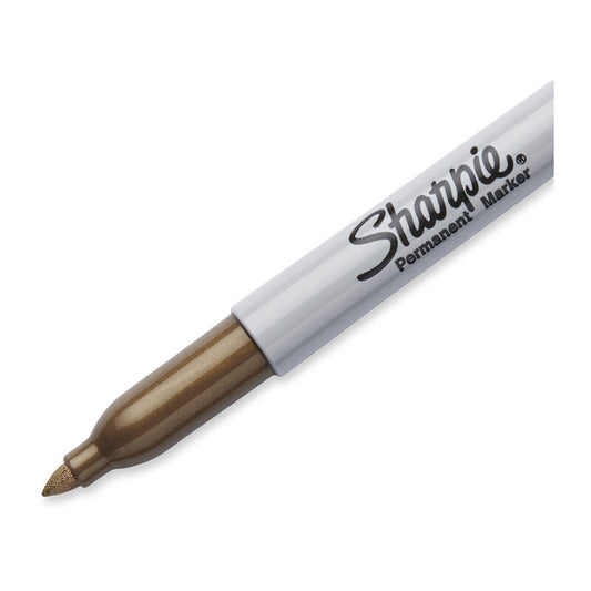 Sharpie Perm Mrkr FP Gold Bx12