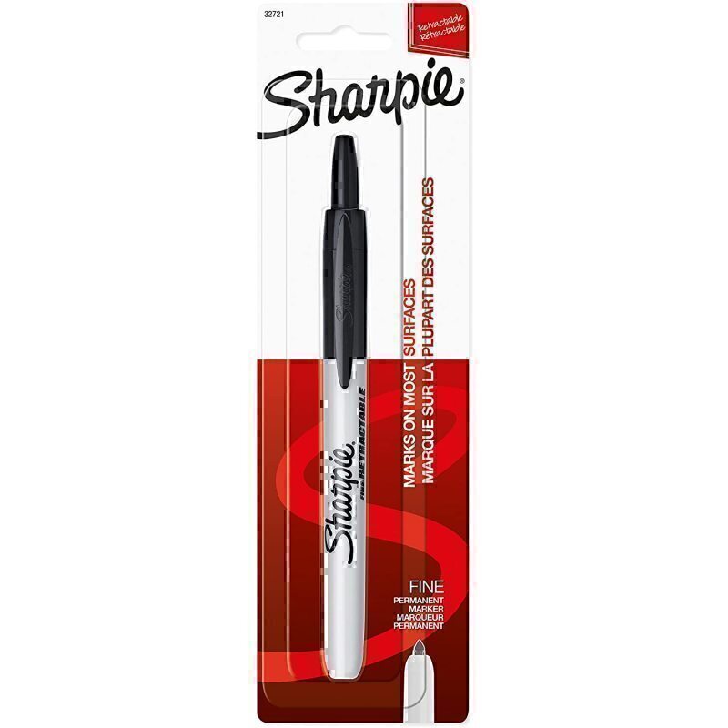 Sharpie PermMarker RT Blk Bag6