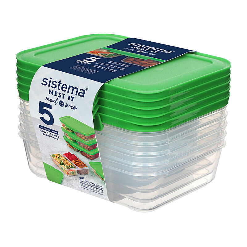 Sistema 870ml Meal Nest It Pk5