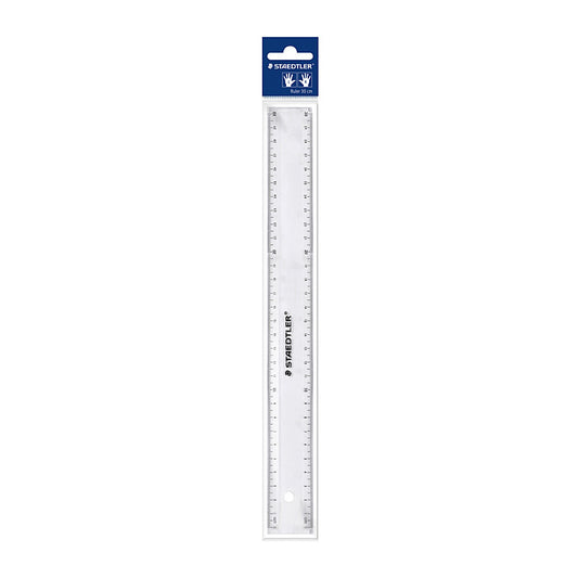 Staed Ruler 30cm Transp Bx20