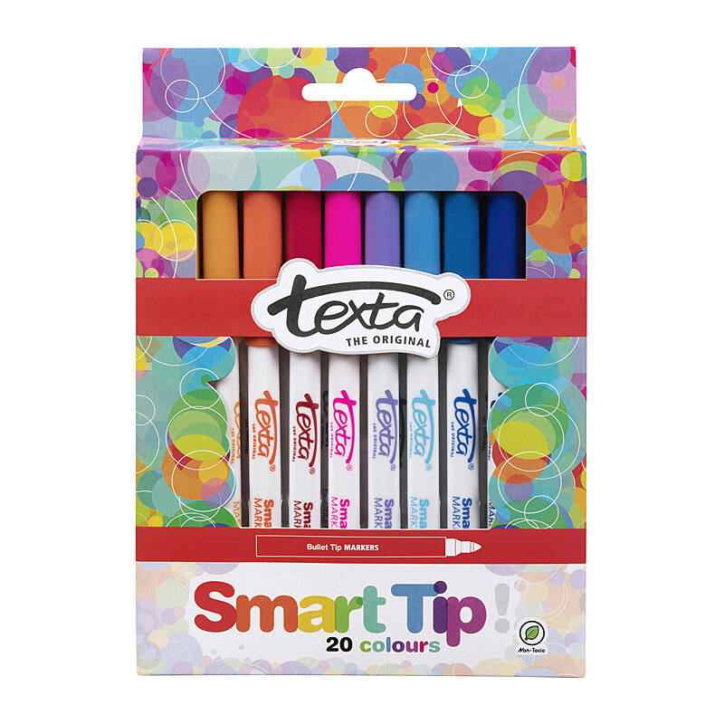 Texta Smart Tip Markers Pk20