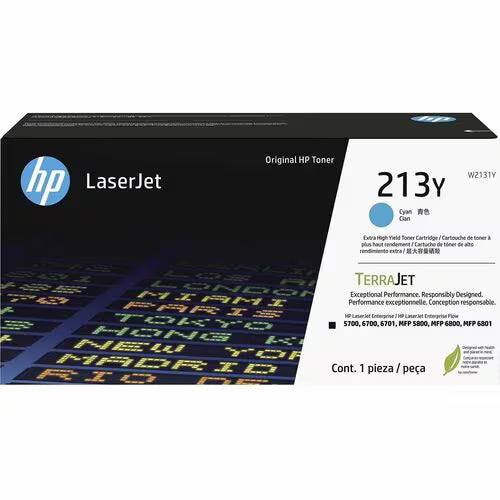 HP #213Y Cyan Toner W2131Y