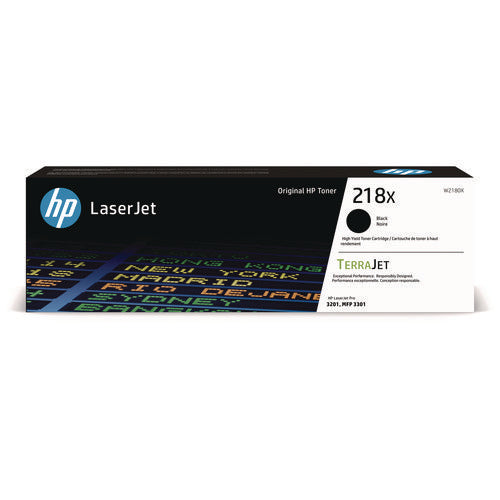 HP #218X Black Toner W2180X