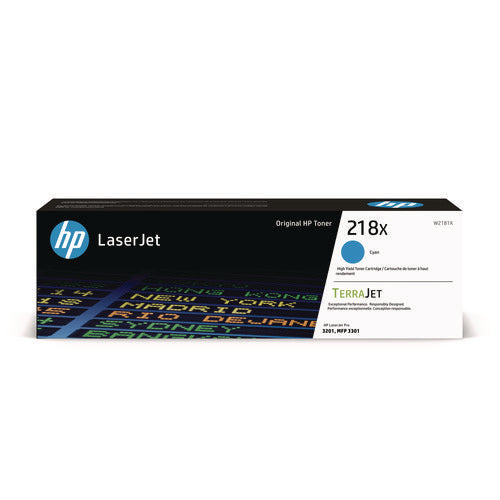 HP #218X Cyan Toner W2181X