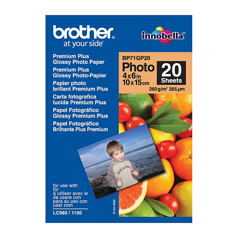 Brother BP71GP20 Glossy Paper - Cartridge West
