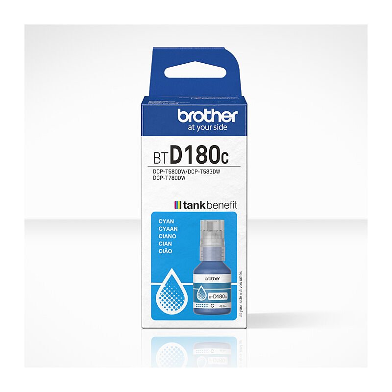 Brother BTD180C Cy Ink Bottle - Cartridge West
